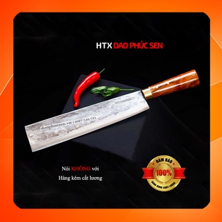 Dao Tông HTX DAO PHÚC SEN G07D Chặt Gà Cán Cẩm Khâu Đồng 27cm