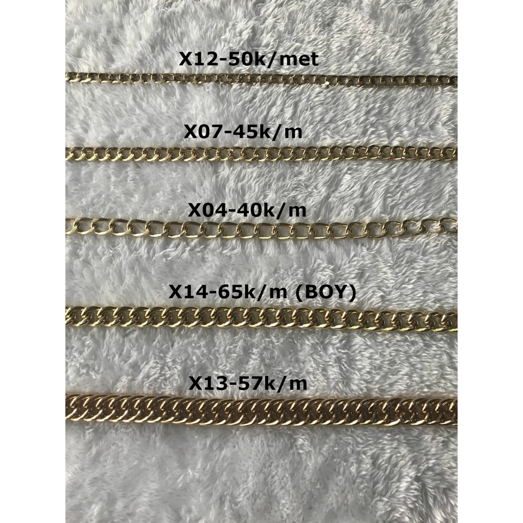 Các loại dây xích túi xách