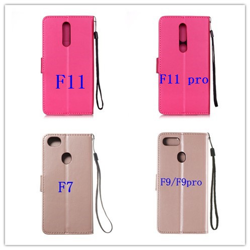 Bao da điện thoại có khe cắm thẻ dành cho oppo F11 F11pro F7 F9