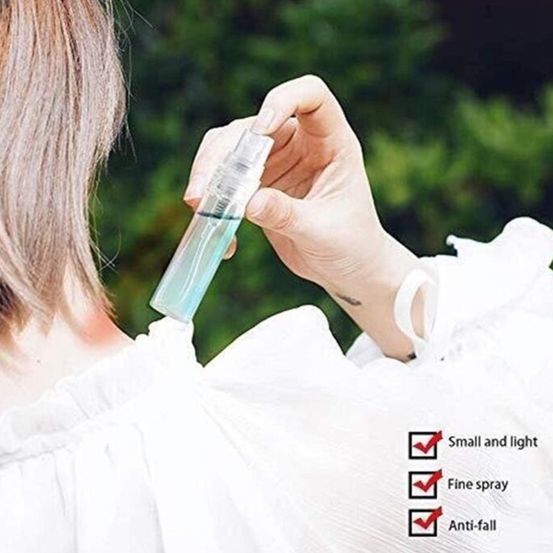 Set 120 Chai Nhựa Rỗng Trong Suốt Dạng Xịt 3Ml Mini Đựng Mỹ Phẩm