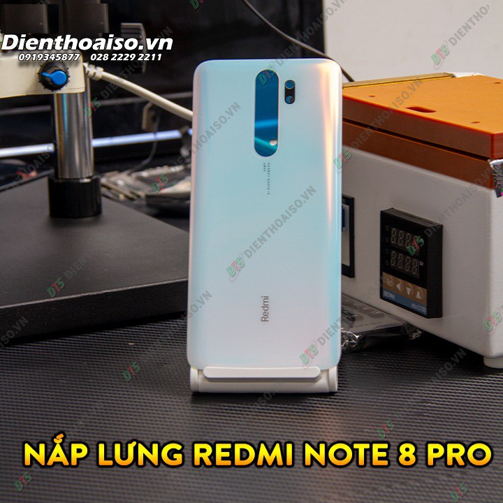 Nắp lưng Xiaomi Redmi Note 8 Pro xanh,đỏ,xám,trắng