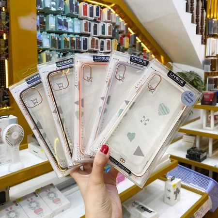Ốp iphone 12 - Ốp lưng silicon viền màu độ Vuông Cạnh Likgus