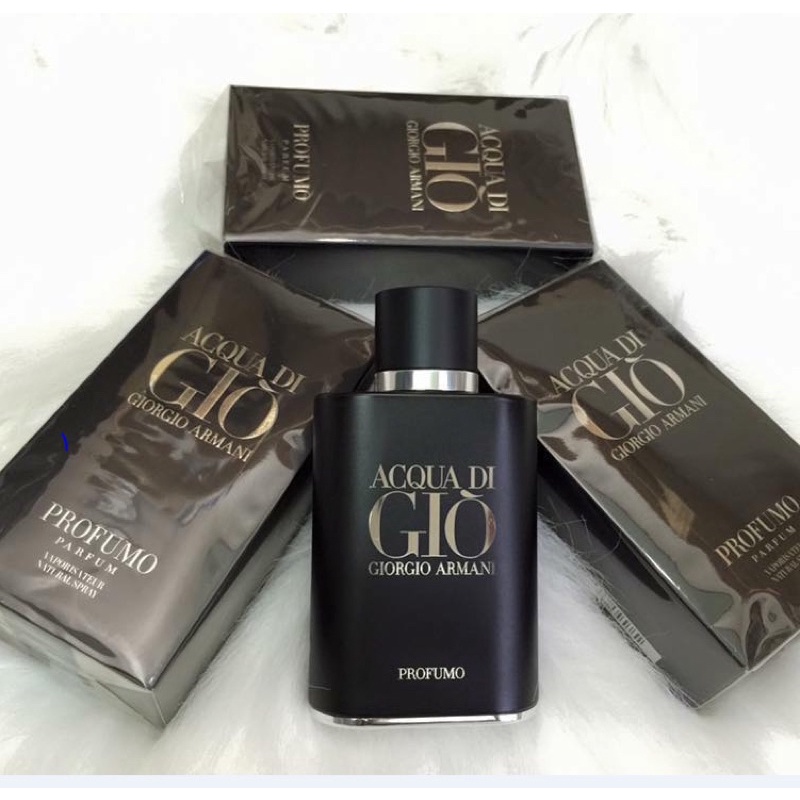 Nước Hoa Nam AQua Di Gio Đen 75ml thanh lịch, Nước Hoa AQUA DI GIO Trắng nam tính - Min Shop