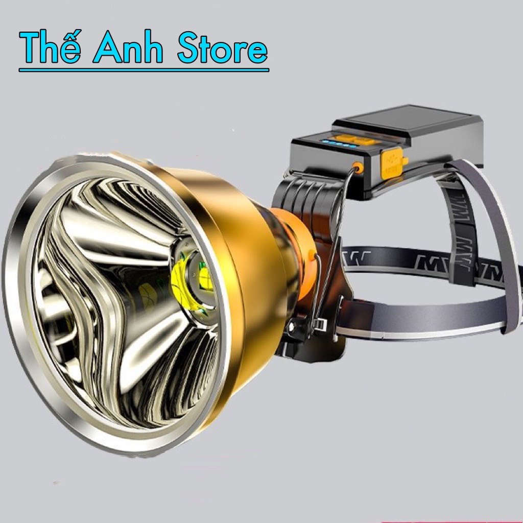 Đèn pin thợ mỏ câu cá săn bắt đi rừng đánh cá loại cao cấp