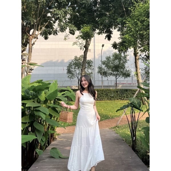 Đầm maxy đi biển hở lưng dáng dài Daisy Dress - Miahou Closet