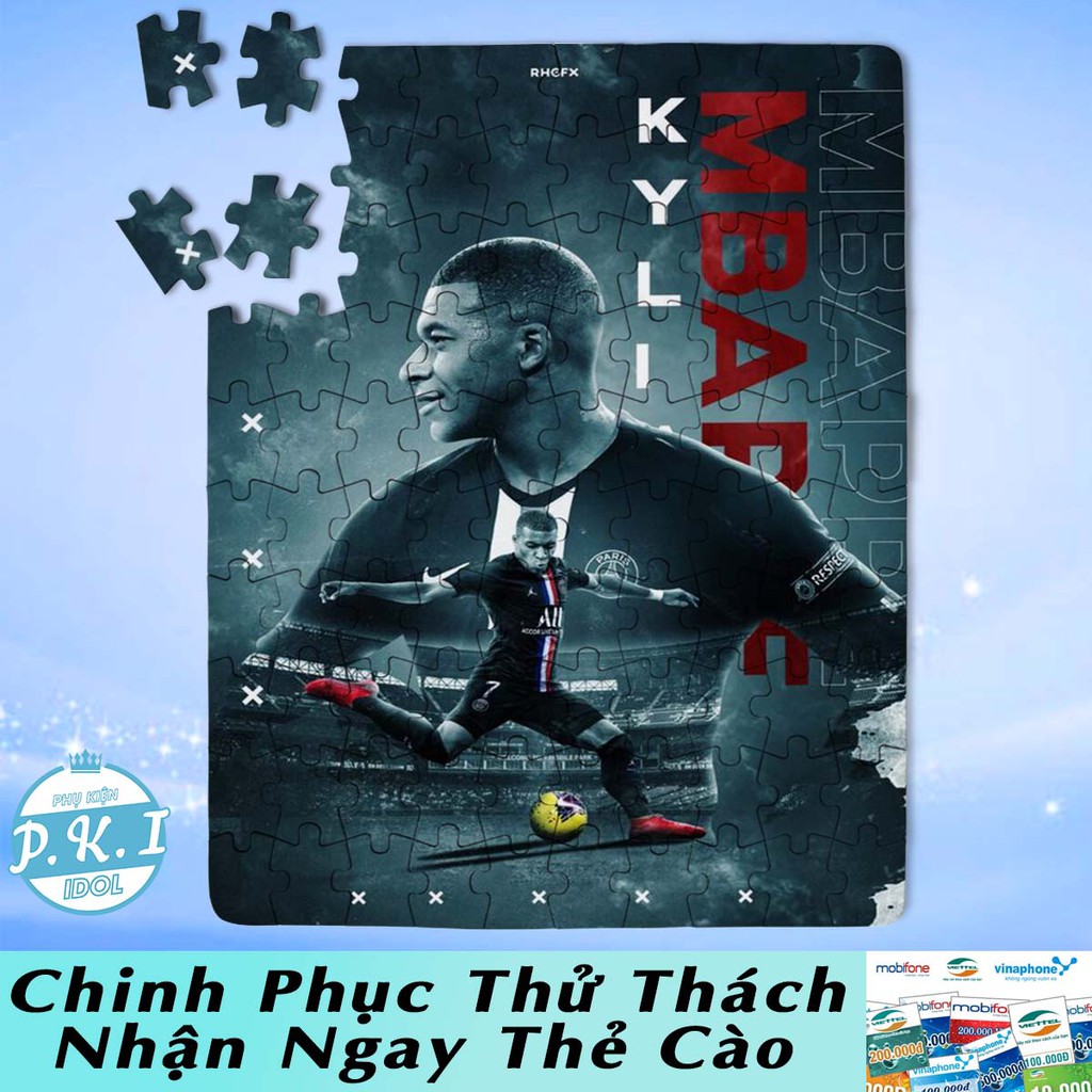 QUÀ TẶNG THỂ THAO - Tranh Ghép Kylian Mbappé - Hàng Việt Nam Xuất Khẩu
