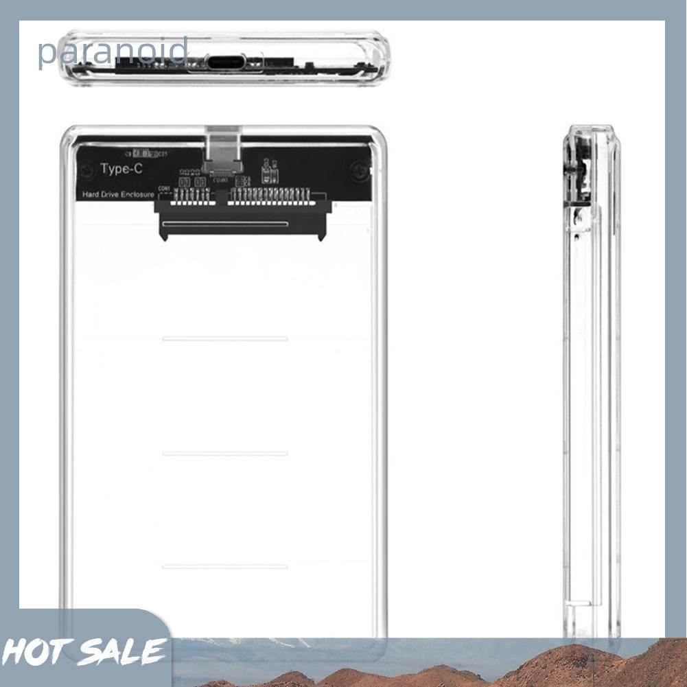 Hộp Đựng Ổ Cứng Ngoài Paranoid 2.5 inch Loại C Sang SATA HDD SSD | BigBuy360 - bigbuy360.vn