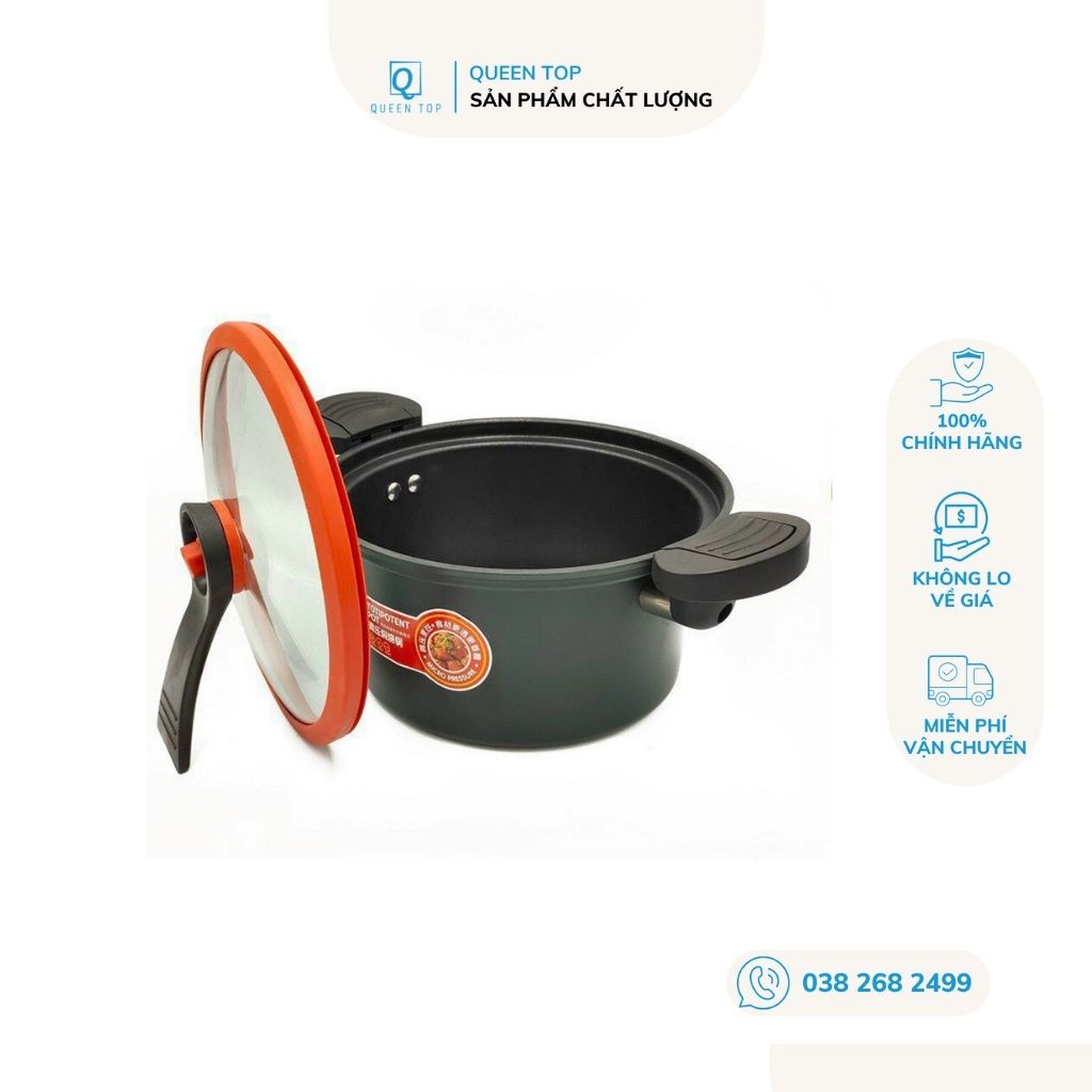 Nồi áp suất đa năng, nồi mini chống dính phù hợp mọi gia đình dùng được mọi loại bếp - 𝐐𝐮𝐞𝐞𝐧 𝐓𝐨𝐩