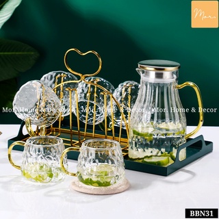 Bộ bình nước thủy tinh chịu nhiệt - BBN31