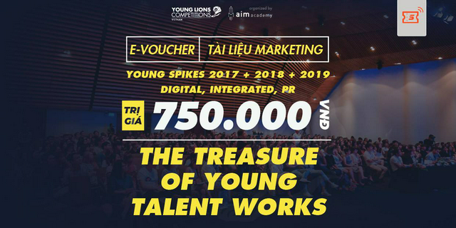 [E-Voucher] Tài Liệu Marketing - Gói World Class - Bài Thi Young Spikes 2017 + 2018 + 2019 - 3 Hạng Mục Digital, Integrated, PR
