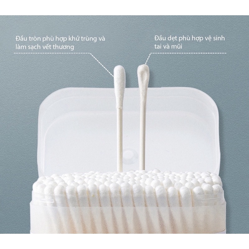 Tăm bông cho bé sơ sinh Vcool vệ sinh chăm sóc trẻ