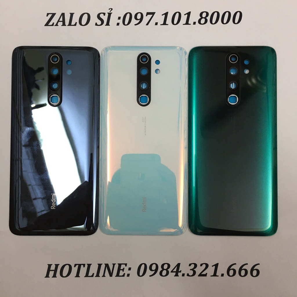 Nắp lưng Xiaomi Mi Note 8 Pro liền kính camera - Nhập khẩu