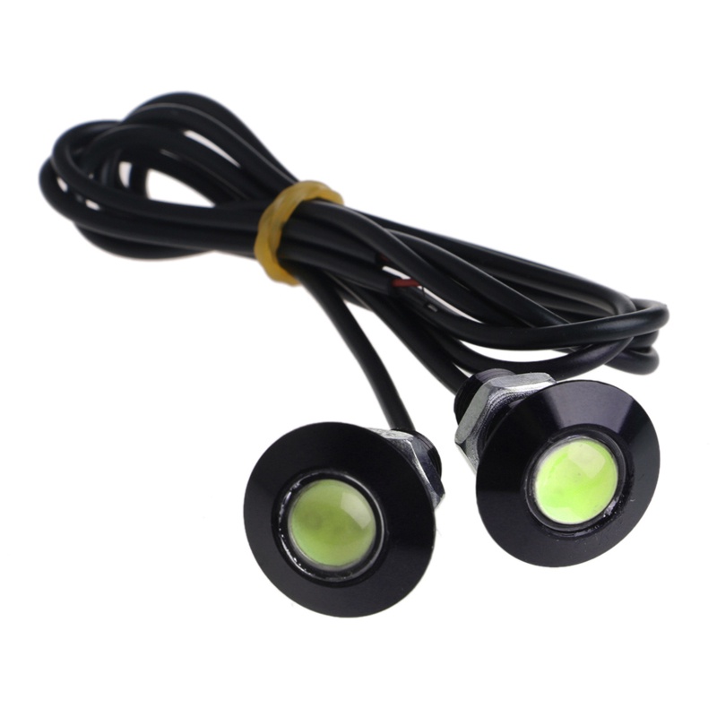 Bộ 2 Đèn LED Tín Hiệu Xe Hơi COB DRL 23mm Chất Lượng Cao