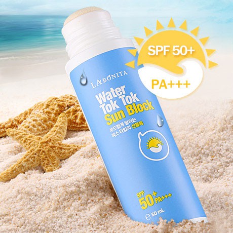 Kem Chống Nắng Labonita Water TokTok Sun Block SPF50+ Hương Tthơm Dịu Nhẹ đặc trưng