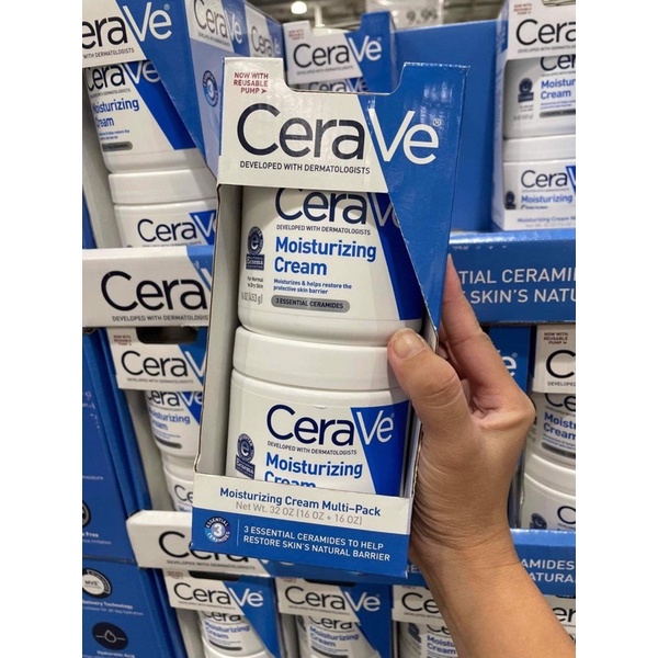 Kem dưỡng da cerave moisturizing cream 1 hủ 453g