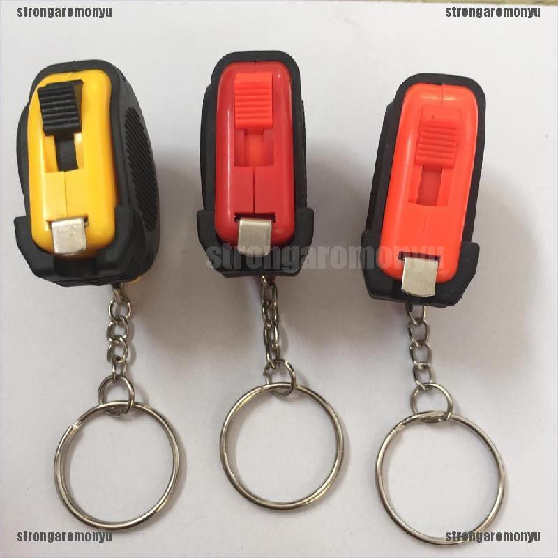 Thước Dây Nhựa Mini 1m Có Móc Khóa Tiện Dụng
