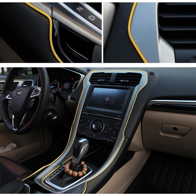 Chỉ viền nội thất ô tô lắp khe nhựa trên ô tô