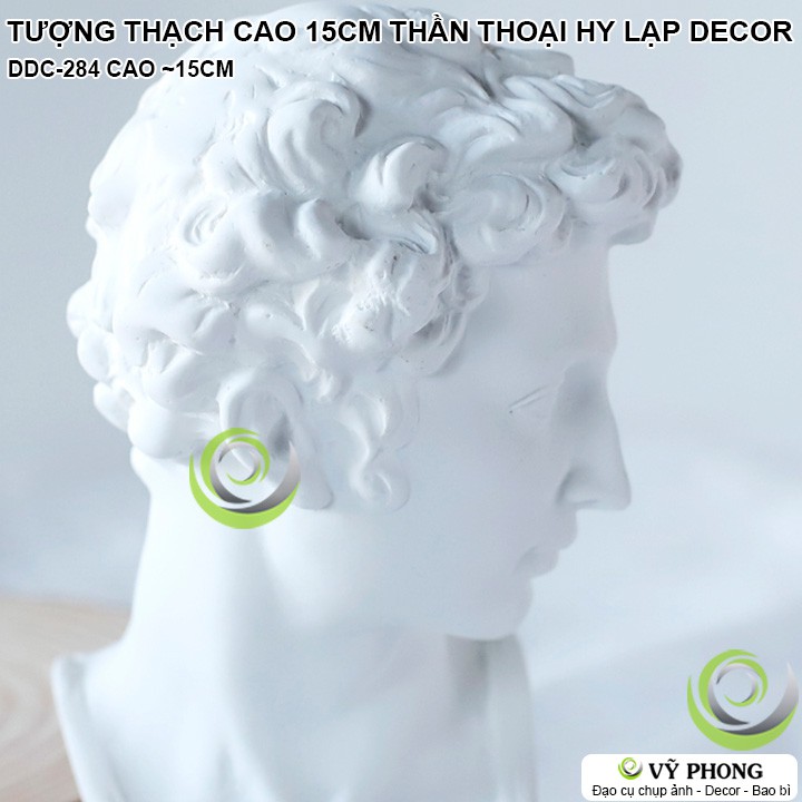 TƯỢNG MÔ HÌNH THẠCH CAO 15CM THẦN THOẠI HY LẠP ROMA DAVID ATHENA SONA APOLLO VENUS ĐẠO CỤ CHỤP ẢNH SẢN PHẨM INS DDC-284