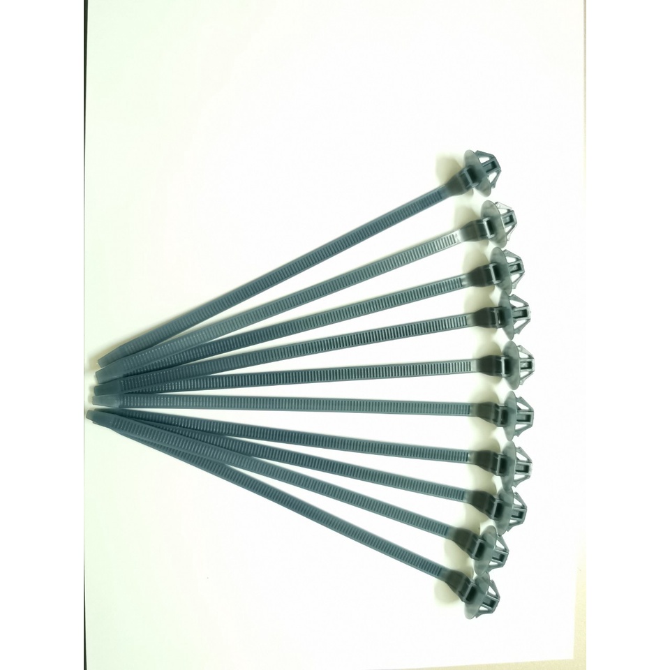 Dây rút ghim nhựa, dây thít chuyên dùng cho ô tô 10 cái . 5mm×170mm lỗ tròn 7mm có đệm chống rung