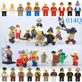 Lego nhân vật mini set lính phong cách anh combo 20