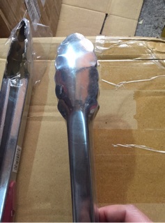 Dụng cụ gắp thức ăn, gắp thịt nướng, gắp đồ chiên rán  22.5 cm ốp nâu