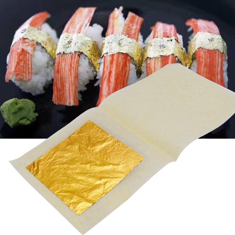 Lá dát vàng làm bánh lá vàng thực phẩm