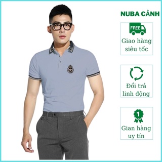 Áo thun nam cổ bẻ cao cấp phong cách hàn quốc, áo phông AT 58