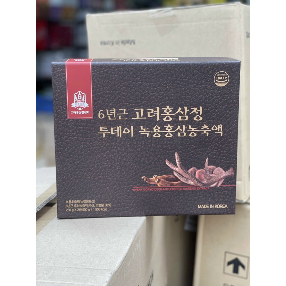 Cao Hồng Sâm Nhung Hươu Hàn Quốc, Hộp 2 Lọ x 250gr