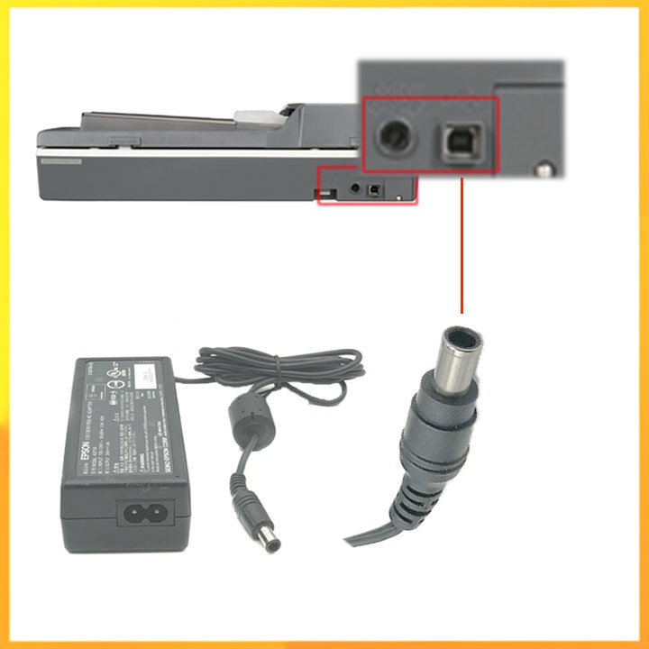 Nguồn adapter  24v máy scan Epson GT-1500, GT2500 bảo hành 1 năm
