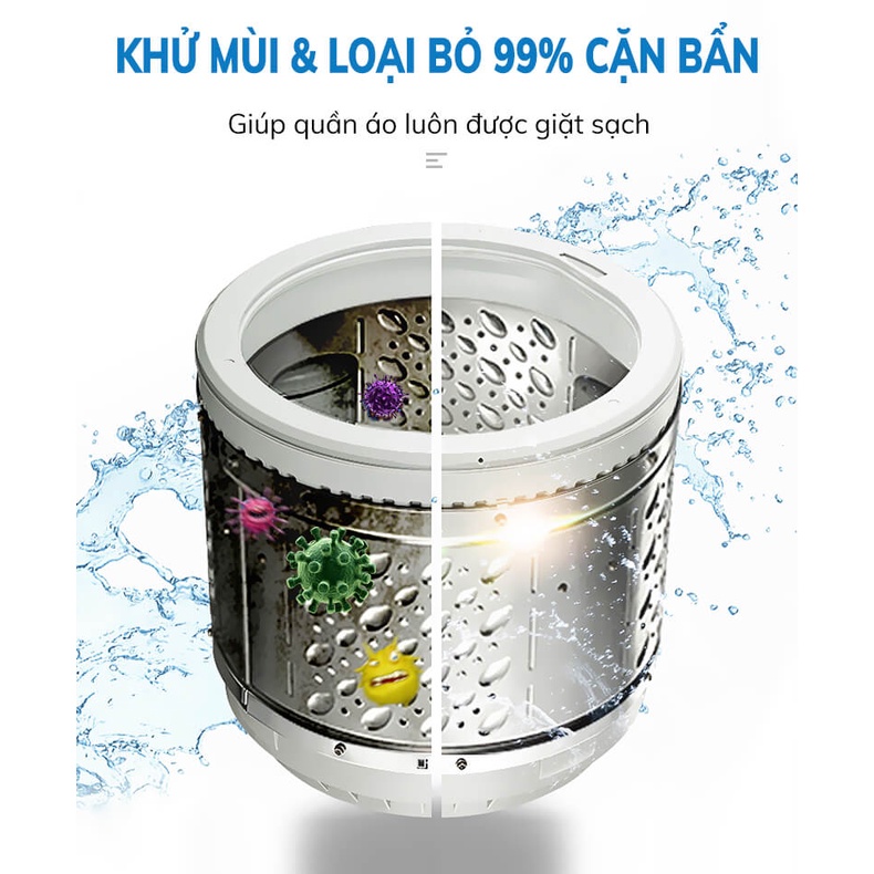 [5 Viên] 1 Lần Tẩy Lồng Máy Giặt Tẩy Sạch Sẽ Vi Khuẩn Cặn Bẩn LOẠI TỐT