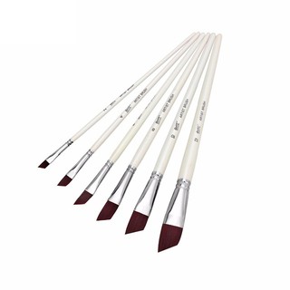 Set 6 Cọ Vẽ Tranh Sơn Dầu Seamiart Đa Năng Đầu Xiên Tiện Lợi