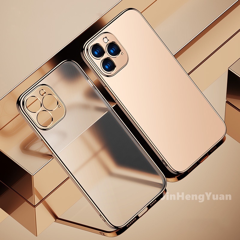 Ốp điện thoại silicon nhám trong suốt chống sốc/ dầu/ dấu vân tay thích hợp cho IPhone 13 12 11 Pro Max X Xr Xs 7 8 Plus