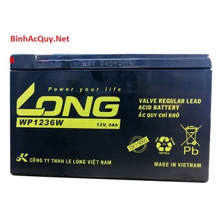 Bình Ắc Quy Cửa Cuốn Long WP1236W 12V 9AH