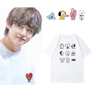 Áo Thun BT21 Cực HOT (Tata, RJ, Chimmy, Cooky, Shooky, Koya, Mang)