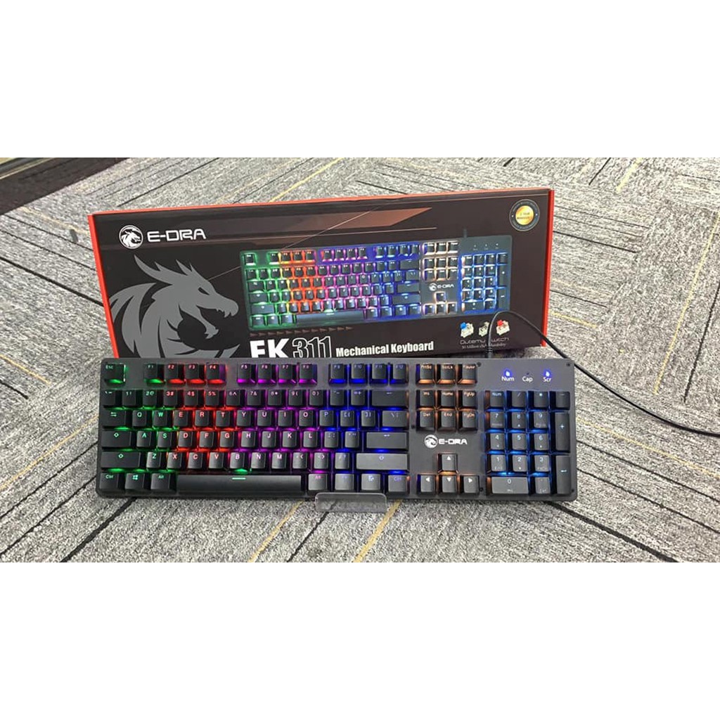 Bàn phím cơ E-DRA EK311, Bàn phím gaming E-DRA EK311 - Bảo Hành 24 tháng