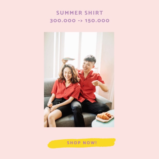 Áo sơ mi đôi Summer Shirt (FREESTYLE)