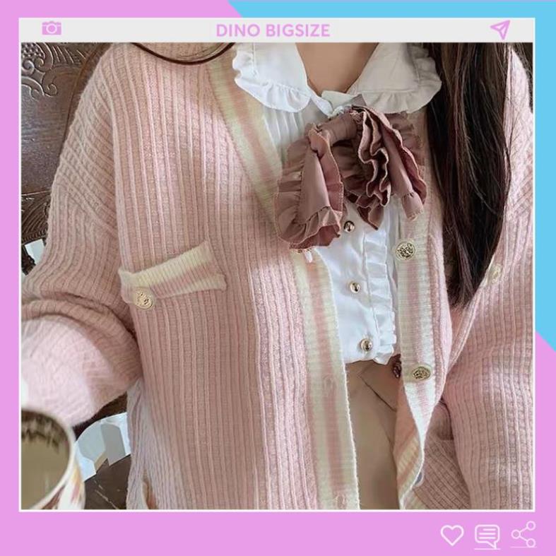 Áo cardigan nữ, Áo len cardigen bigsize dành cho nữ dáng rộng phong cách Hàn Quốc - M-4XL -DINO | BigBuy360 - bigbuy360.vn