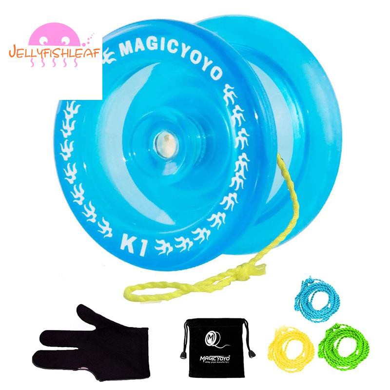 Bộ 3 Quả Cầu Yoyo Magicyoyo K1 Màu Xanh Dương + Găng Tay + Túi Đựng