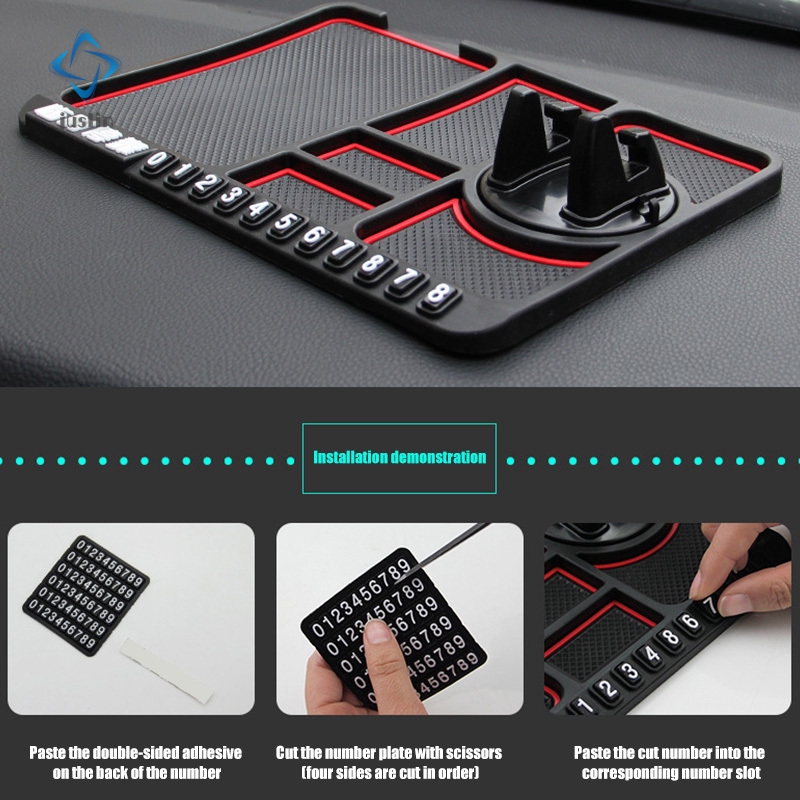 Đệm chống trượt để điện thoại trên xe ô tô tiện dụng | BigBuy360 - bigbuy360.vn