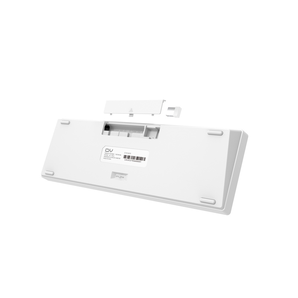 Bộ kit bàn phím cơ CIY Tester68 trắng