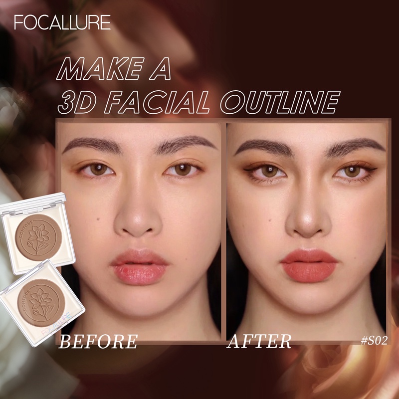 [Hàng mới về] Phấn tạo khối Focallure tự nhiên lâu trôi