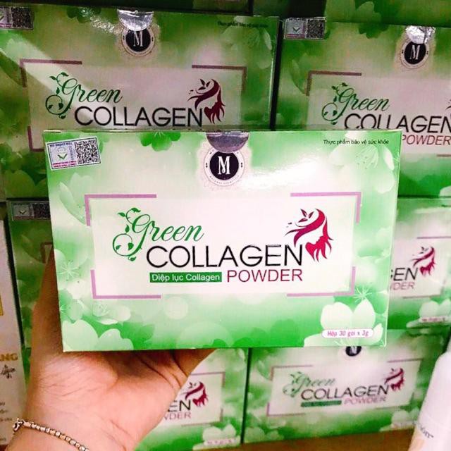 Diệp Lục Collagen - Bổ Sung Chất Xơ, Điều Hòa Nội Tiết, Da Sáng Dáng Xinh