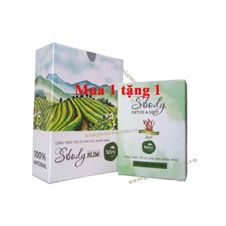 Giảm cân nấm bộ SBODY dạng viên tặng 1 hộp detox