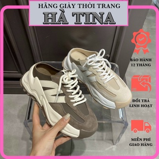 Giày và sục thể thao độn đế màu nâu kem đế nâu siêu hooottta