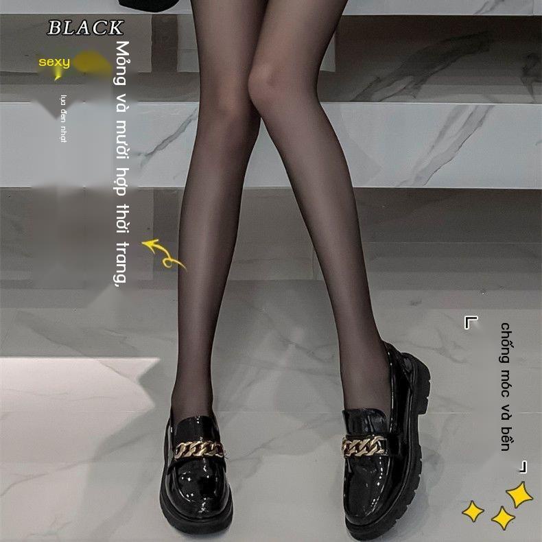 Quần Tất Đen Siêu Mỏng Chống Móc Chống Rơi Gợi Cảm Cho Nữ