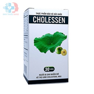 Thực phẩm chức năng giảm mỡ máu Cholessen 30 viên