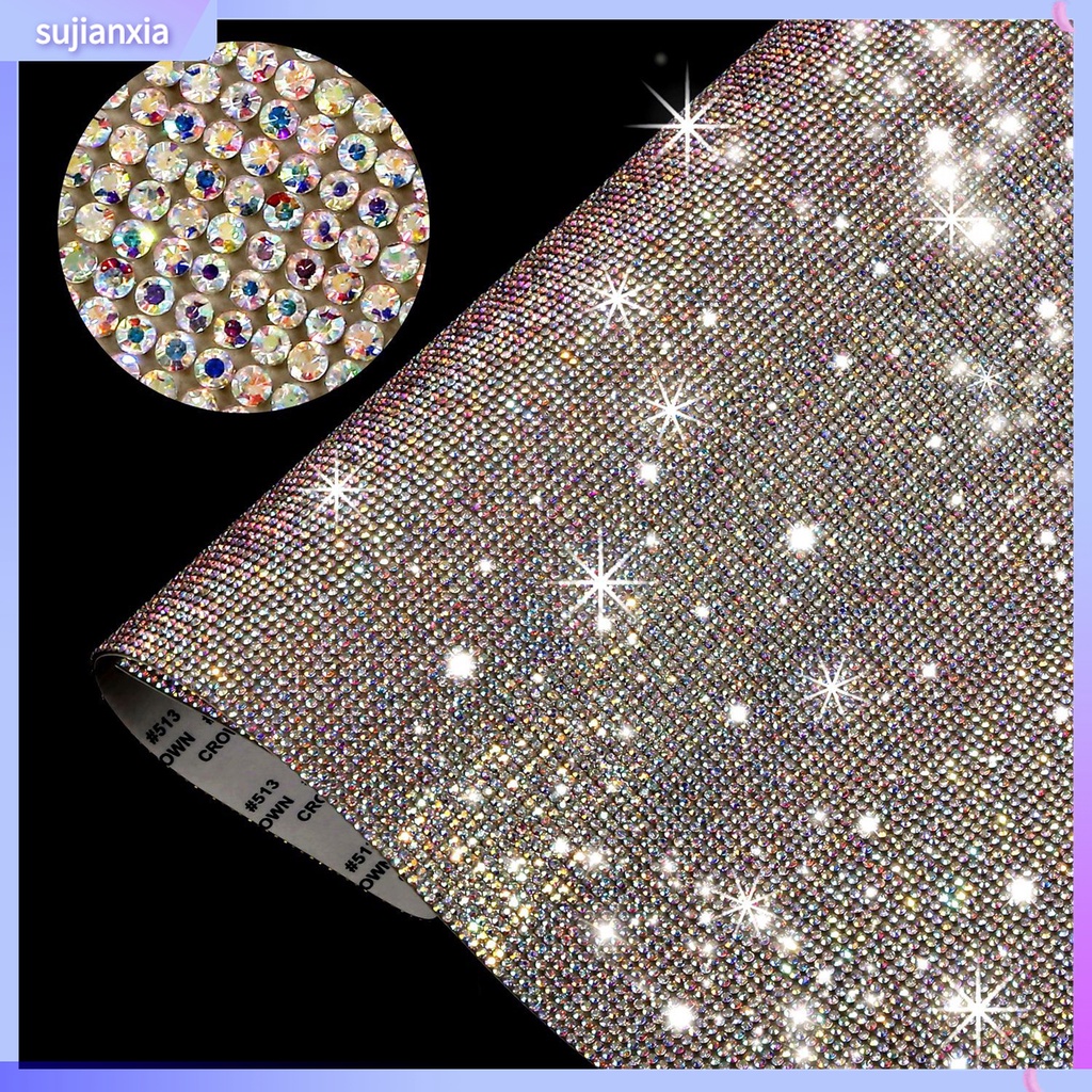 Miếng Dán Trang Trí Xe Hơi / Ván Trượt Đính Đá Lấp Lánh