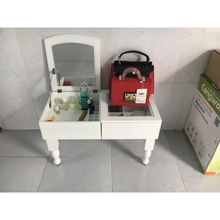 BÀN TRANG ĐIỂM MINI BẰNG GỖ CAO CẤP