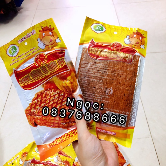 Snack hương bò thơm cay.