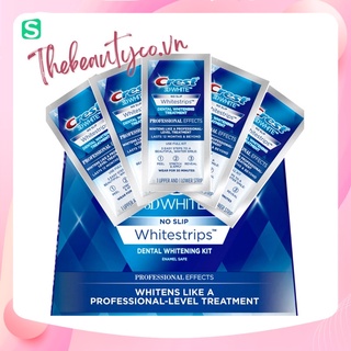 (Bill US) Miếng dán trắng răng Crest 3D Whitestrips Professional Effects Teeth